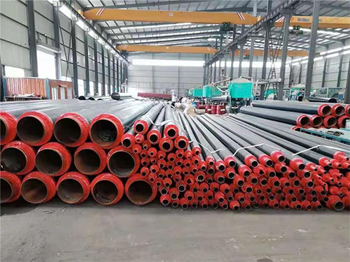 Galvanized iron sheet overhead insulated steel pipe