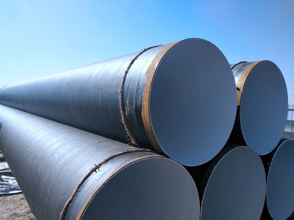 Epoxy coal tar anti-corrosion steel pipe