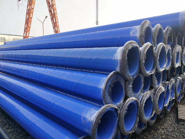 Hot melt bonded epoxy powder anti-corrosion steel pipe